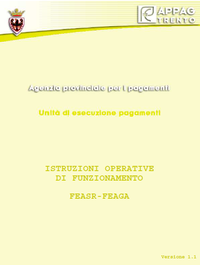 Istruzioni operative di funzionamento FEARS_FEAGA