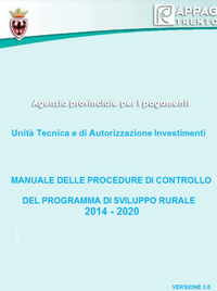Manuale delle procedure di controlli del Programma di Sviluppo rurale 2014-2020 - versione 3.0