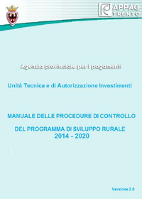 Manuale delle procedure di controllo del Programma di sviluppo rurale 2014 - 2020 - Versione 2.0