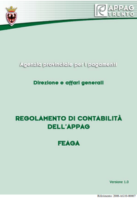 Manuale regolamento di contabilità dell'APPAG - FEAGA